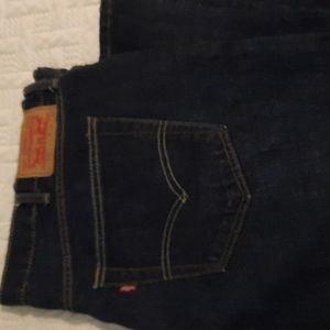 Men's Levi's 527 jeans 44x32 dark wash